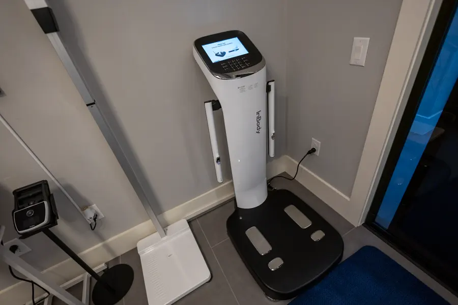 Inbody body composition analyzer at Optimus Reset